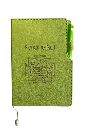 Kendime Notlar Şükür Ajandası Yeşil