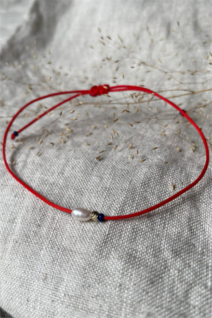 Kırmızı İp Bileklik Kırmızı38