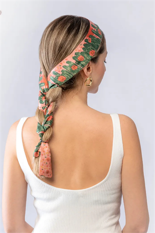 Lewk Design Positivity Saç Bandı Fular