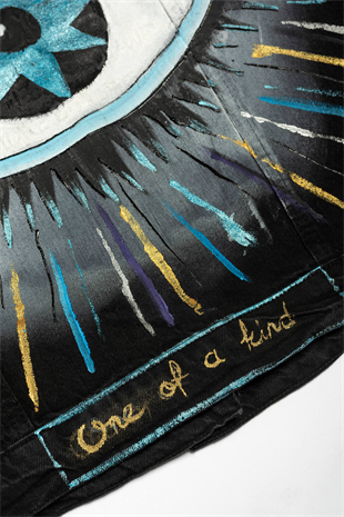 Look Project One of a Kind Denim Jacket - Black