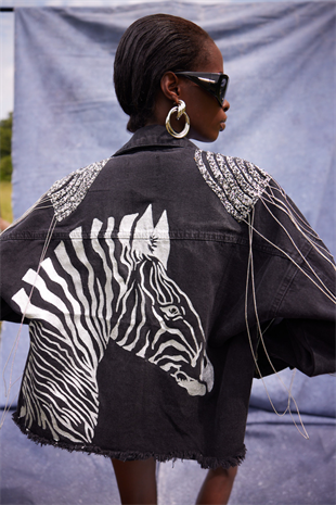 Look Project Zai Denim Jacket - Black