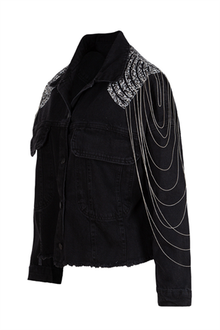 Look Project Zai Denim Jacket - Black