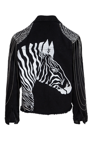 Look Project Zai Denim Jacket - Black