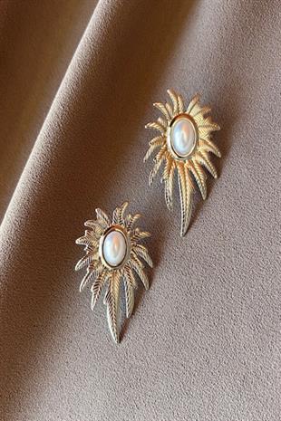 Mitico Jewellery Victoria Beyaz Küpe