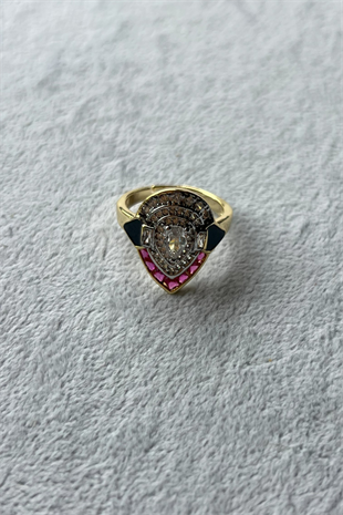 Mitico Jewelry Queen Pink Stone Ring