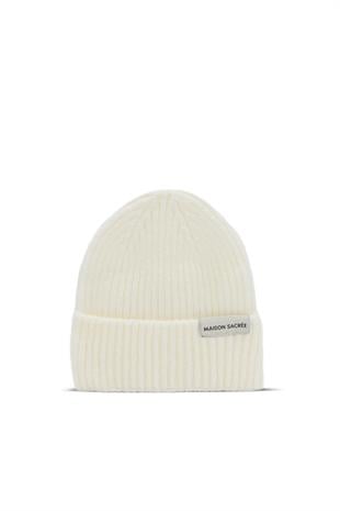 MS White  Beanie