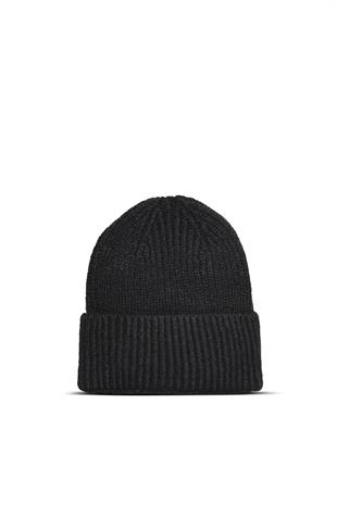MS Black  Beanie