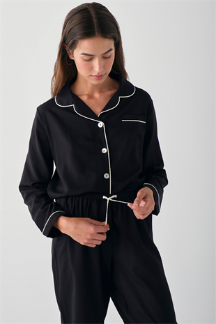 Night & Mild Sophia Siyah Pijama Takımı