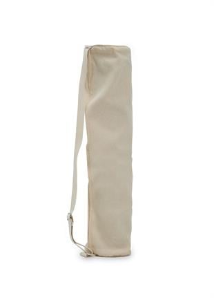 Nui Yoga Bej Doğal Pamuk Mat Taşıma Çantası MC1000-TPE