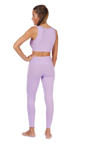 Nui Yoga Diya - Lila Organic Cotton High Waist Long Leggings