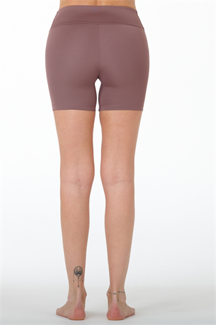 Nui Yoga High Waist Mini Leggings Rose