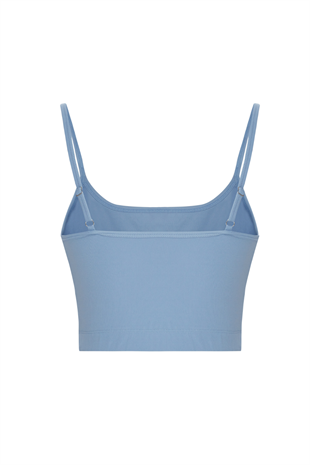 Nui Yoga Blue Strappy Sports Bra