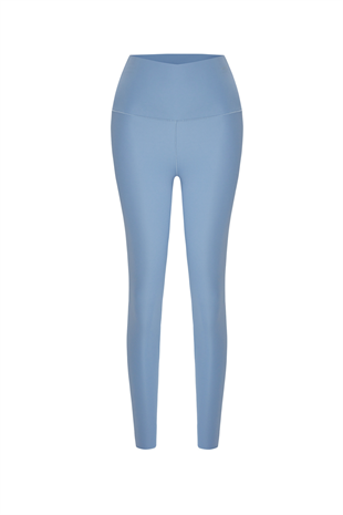 Nui Yoga Blue High Waist Recovery Leggings