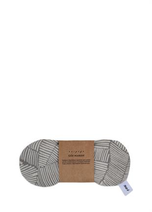 Nui Yoga Therapy Eye Mask - Grey, GST250-GRY