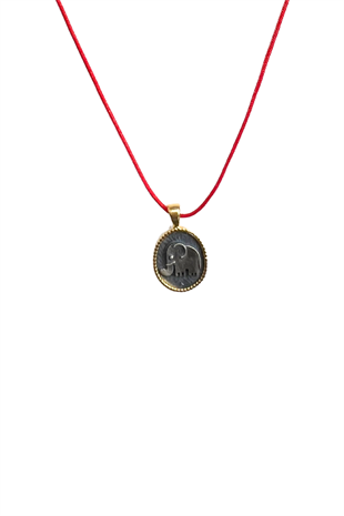 On2 Design Silver Red Necklace