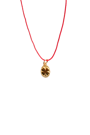 On2 Design Red Necklace Silver