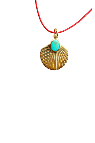 On2 Design Red Necklace Silver