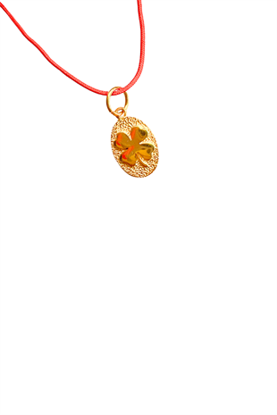 On2 Design Red Necklace Silver