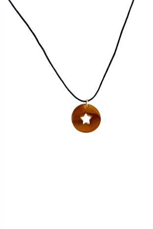 On2 Design Black Necklace Silver