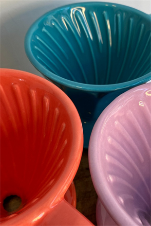 Orangery Objects Dripper / Pour-Over Coffee Brewer, Orange