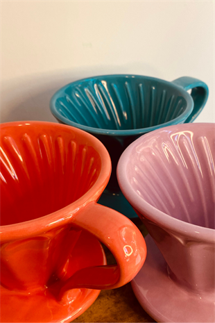 Orangery Objects Dripper / Pour-Over Coffee Brewer, Orange