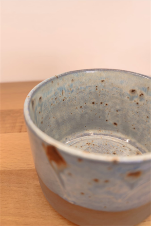 Orangery Objects Blue Short Stoneware Mug