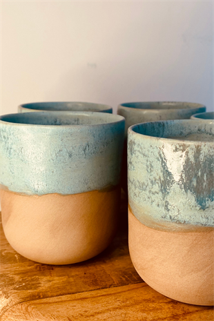 Orangery Objects Blue Tall Stoneware Mug