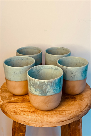 Orangery Objects Blue Tall Stoneware Mug