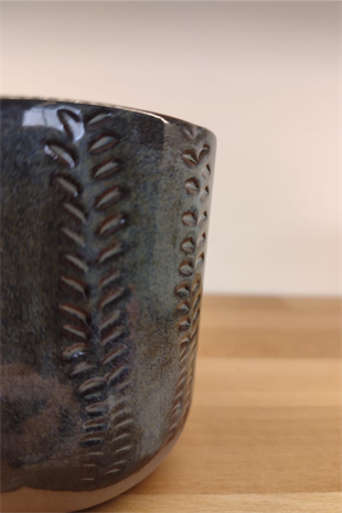 Orangery Objects Stoneware Dark Blue Mug