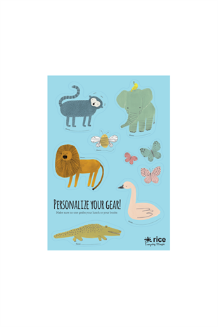 Rice Stickers - Sweet Jungle Theme, STICK-LUNCHB