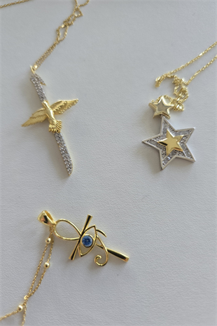 Seen By Seda Ankh Eye Necklace SN-2074