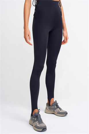 Siyah Füzo Günlük Tayt