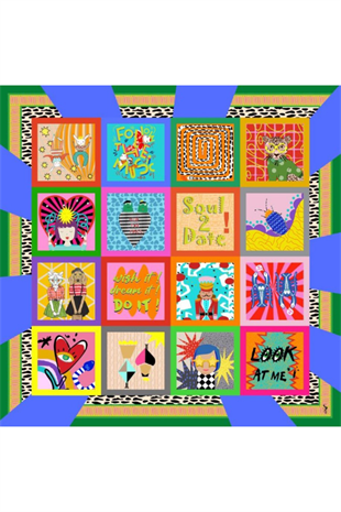 Soul2Date Collage Bloom Pareo