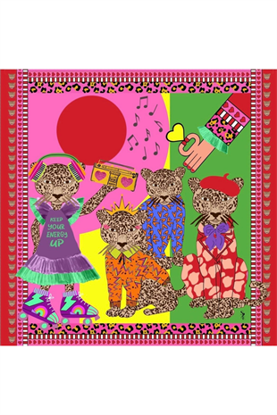 Soul2Date Pink Tiger Pareo