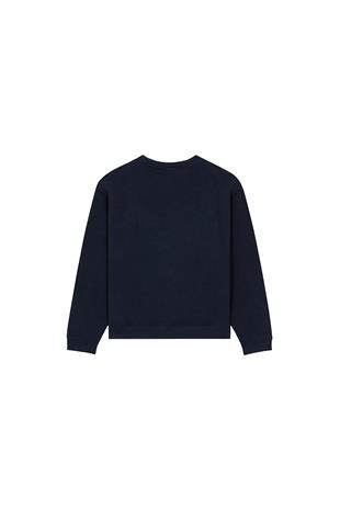 Sur La Neige Dark Blue Sweatshirt