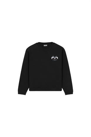 Sur La Neige Black Sweatshirt