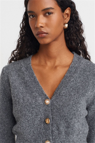 Gray Cardigan 