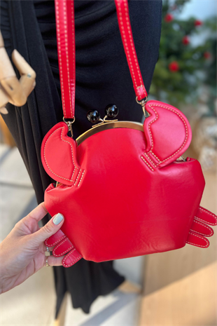 Yengeç Kırmızı Çanta