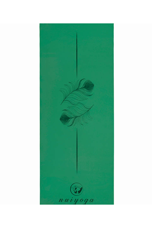 Nui Yoga 100% Natural Non-Slip 5 mm Green Yoga & Pilates Mat