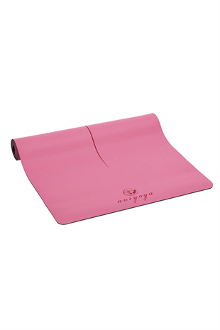 Nui Yoga 100% Natural Non-Slip 5 mm Pink Yoga & Pilates Mat
