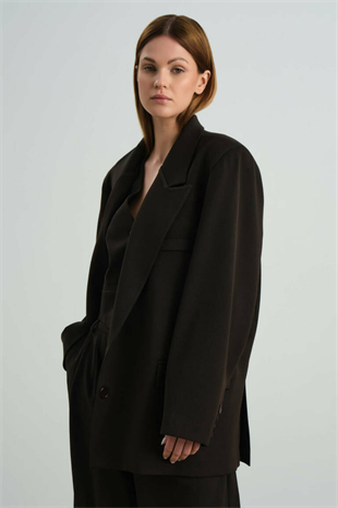 Zoe Clothing Brown Blazer Jacket