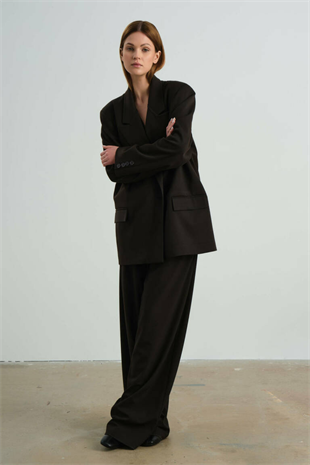 Zoe Clothing Brown Blazer Jacket