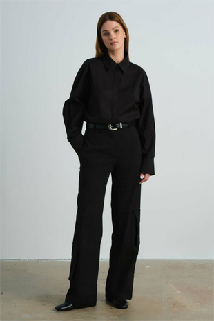 Zoe Clothing Black Oversize Shirt