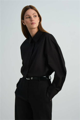 Zoe Clothing Black Oversize Shirt