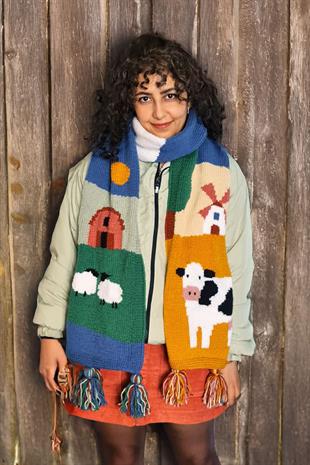 Zone Design El Örgüsü Atkı  | Ali Babanın Çiftliği