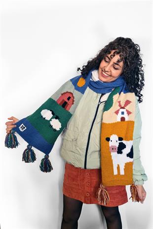 Zone Design El Örgüsü Atkı  | Ali Babanın Çiftliği