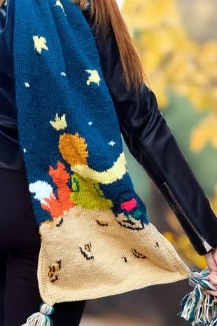 Zone Design El Örgüsü Atkı  | Küçük Prens