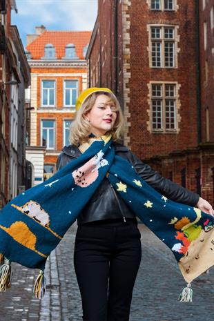 Zone Design El Örgüsü Atkı  | Küçük Prens