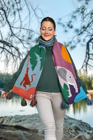 Zone Design El Örgüsü Atkı  |  Tropiko