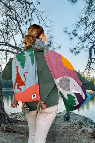 Zone Design El Örgüsü Atkı  |  Tropiko